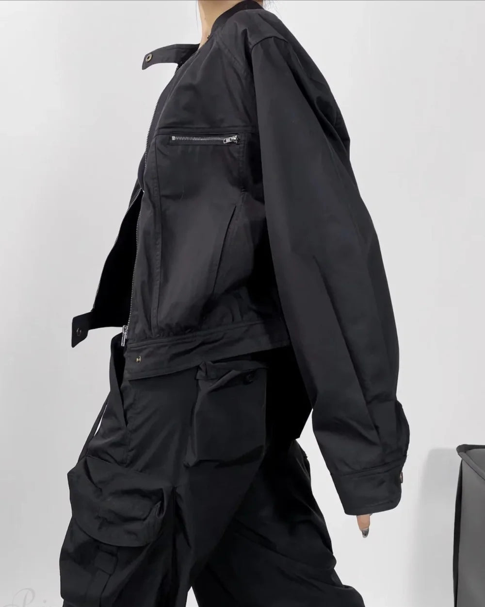 Teco Men's Jacket | Loose Fit, Stand Collar, Functional Pockets 5