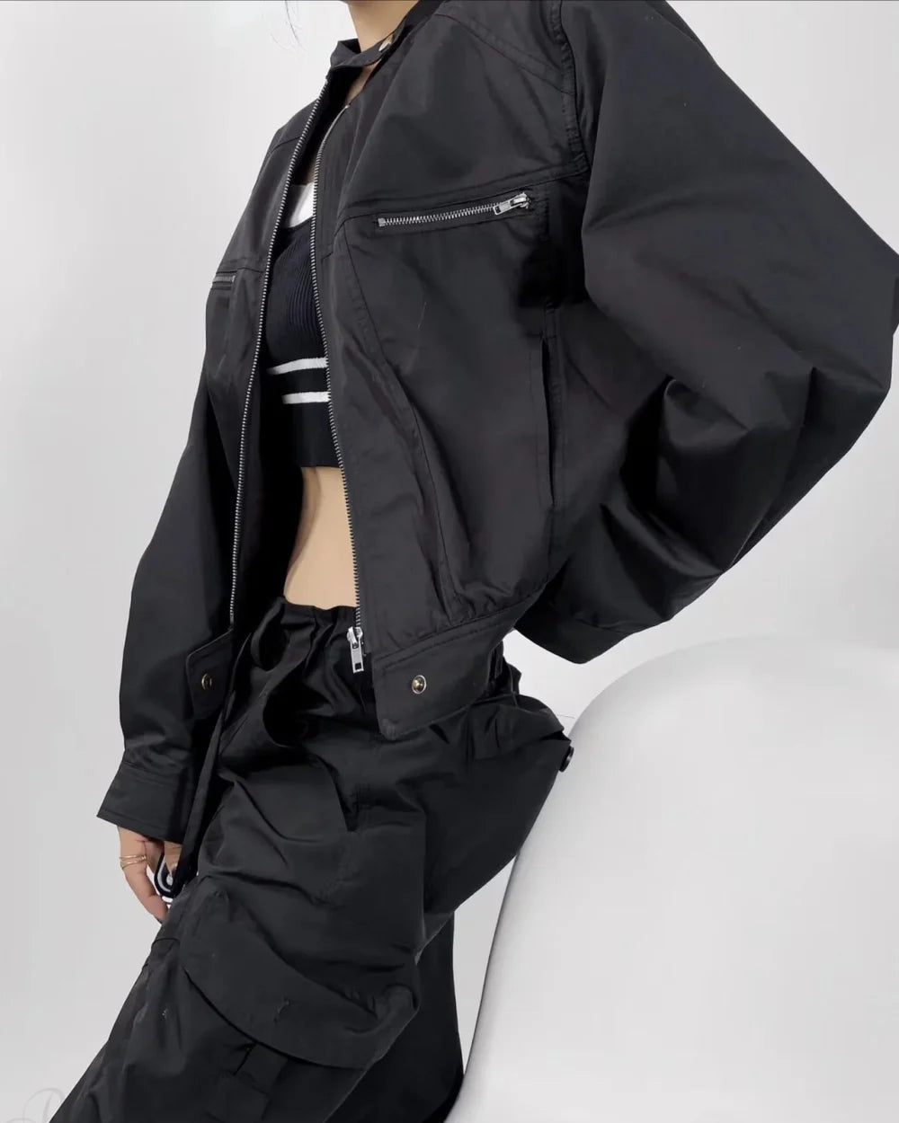 Teco Men's Jacket | Loose Fit, Stand Collar, Functional Pockets 6