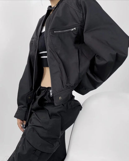 Teco Men's Jacket | Loose Fit, Stand Collar, Functional Pockets 6