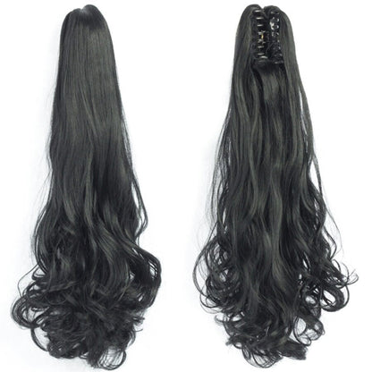 Thick Long Wavy Ponytail Clip-in Hair Extension – Natural Look, Easy Attachment 0