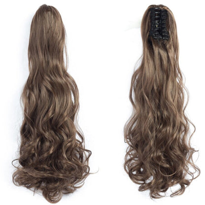 Thick Long Wavy Ponytail Clip-in Hair Extension – Natural Look, Easy Attachment 19