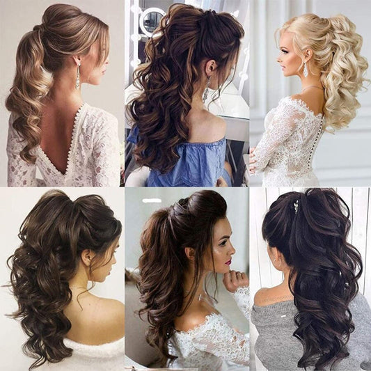 Thick Long Wavy Ponytail Clip-in Hair Extension – Natural Look, Easy Attachment 4