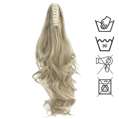 Thick Long Wavy Ponytail Clip-in Hair Extension – Natural Look, Easy Attachment 5