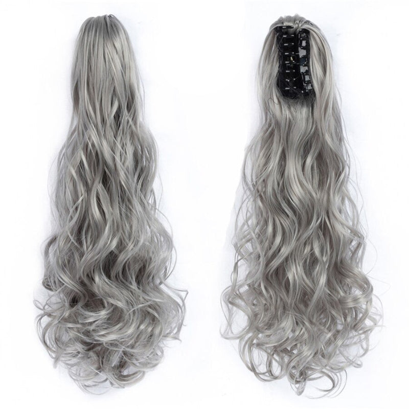 Thick Long Wavy Ponytail Clip-in Hair Extension – Natural Look, Easy Attachment 53