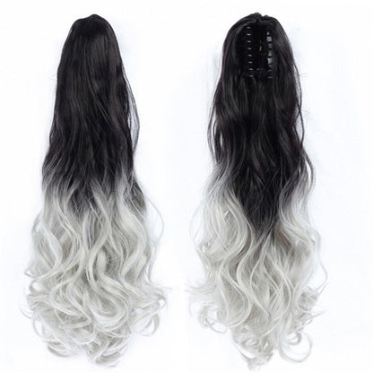 Thick Long Wavy Ponytail Clip-in Hair Extension – Natural Look, Easy Attachment 9