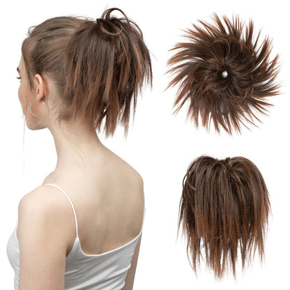 Thick and Fuller Messy Hair Bun Scrunchie – Realistic Hair Extensions for Effortless Style 13