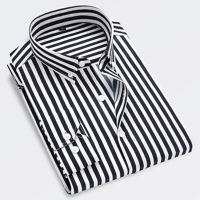 Men's Classic Striped Summer Shirt – front view | Hensley London