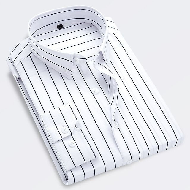 Men's Classic Striped Summer Shirt – side view | Hensley London