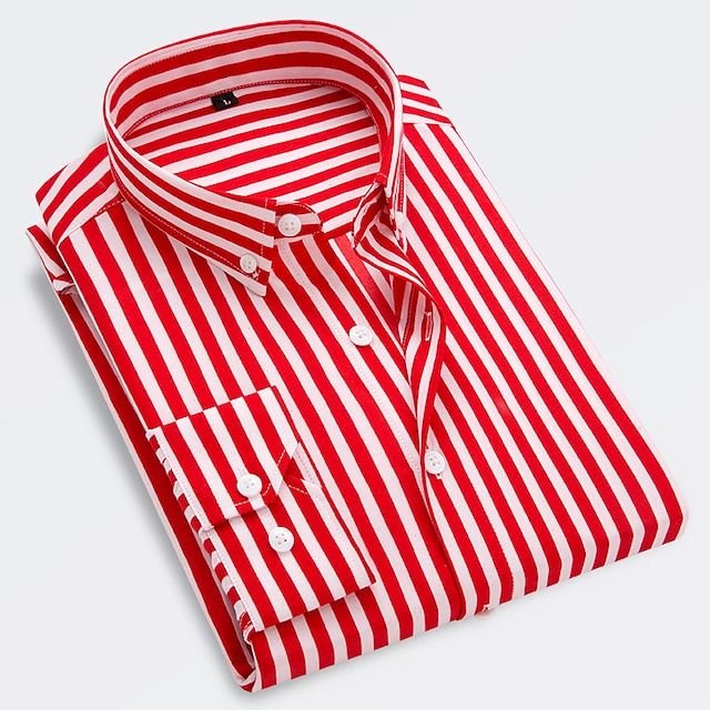 Men's Classic Striped Summer Shirt – back view | Hensley London
