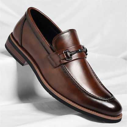 Men's Italian Leather Loafers – product view | Hensley London