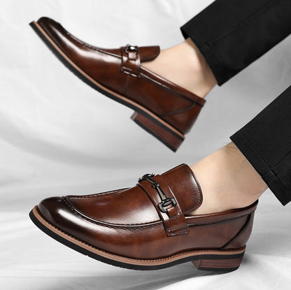 Men's Italian Leather Loafers – product view | Hensley London