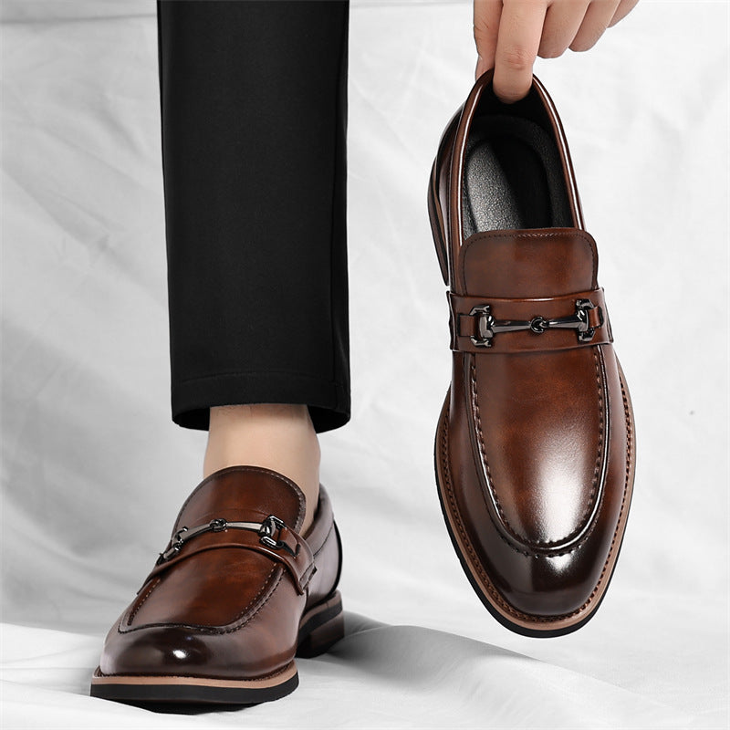 Men's Italian Leather Loafers – product view | Hensley London