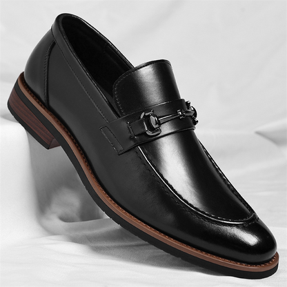 Men's Italian Leather Loafers – product view | Hensley London