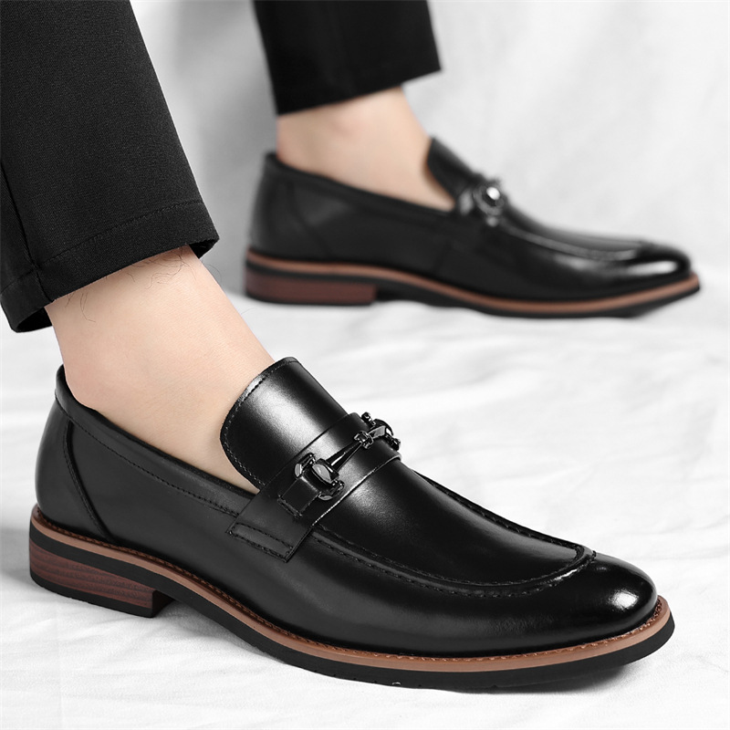 Men's Italian Leather Loafers – product view | Hensley London