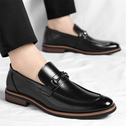 Men's Italian Leather Loafers – product view | Hensley London