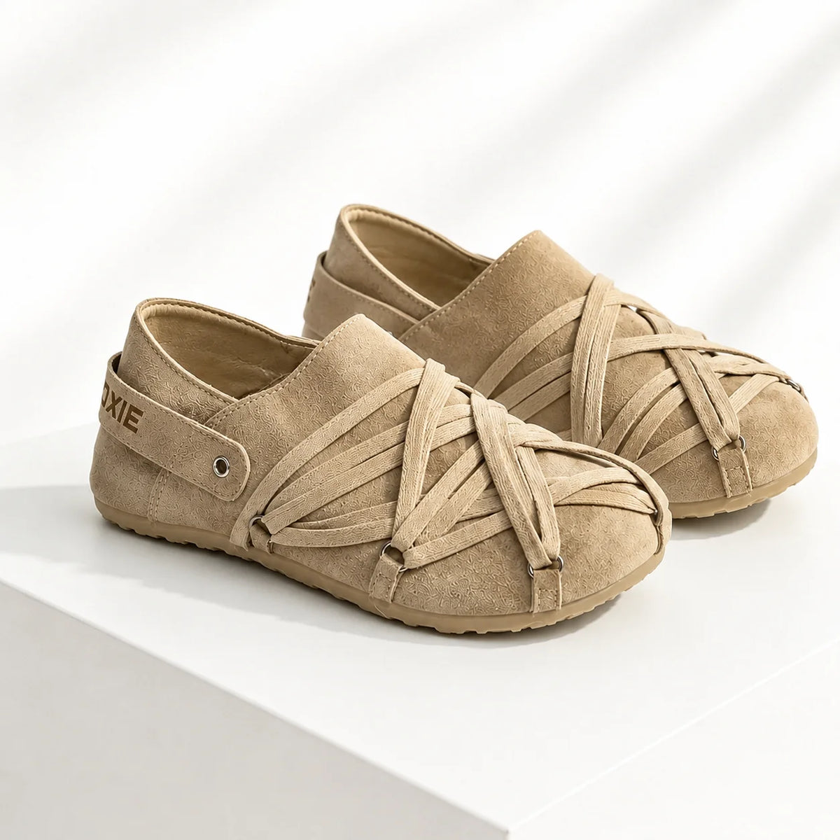 Men's Wrapped-Strap Slip-On Shoes – product view | Hensley London