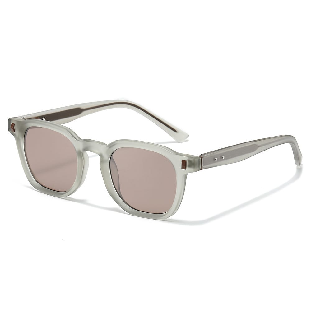 Women's Acetate Square Vintage Sunglasses – angle view | Hensley London