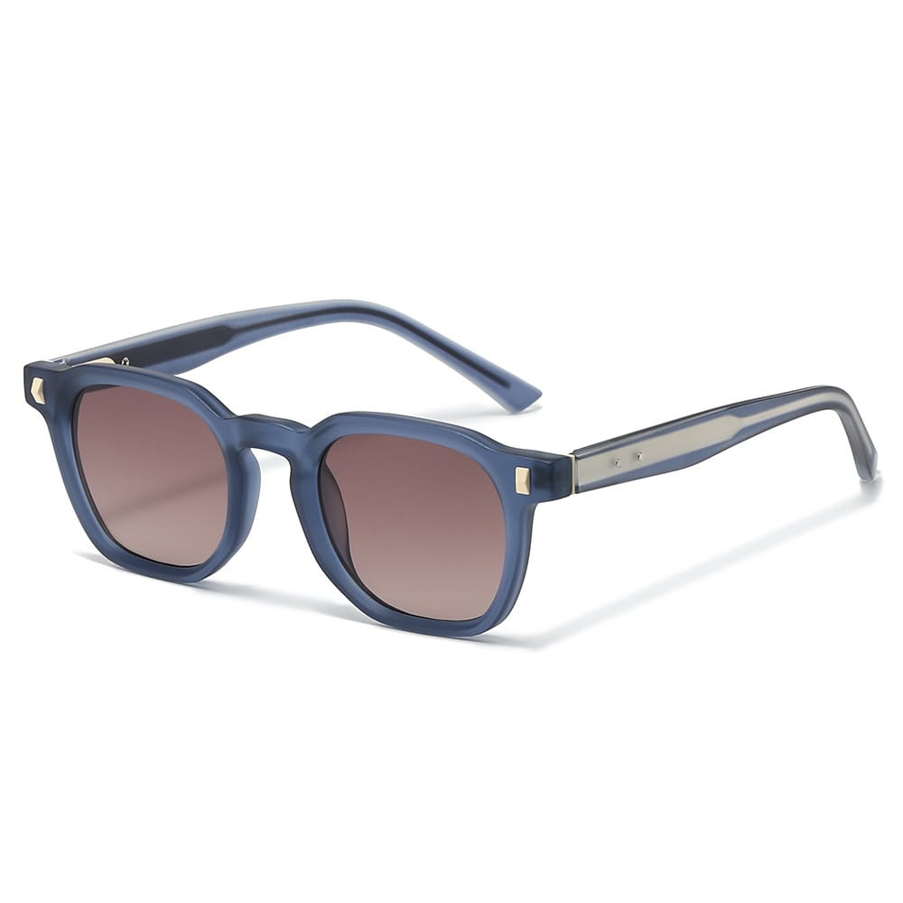 Women's Acetate Square Vintage Sunglasses – side view | Hensley London