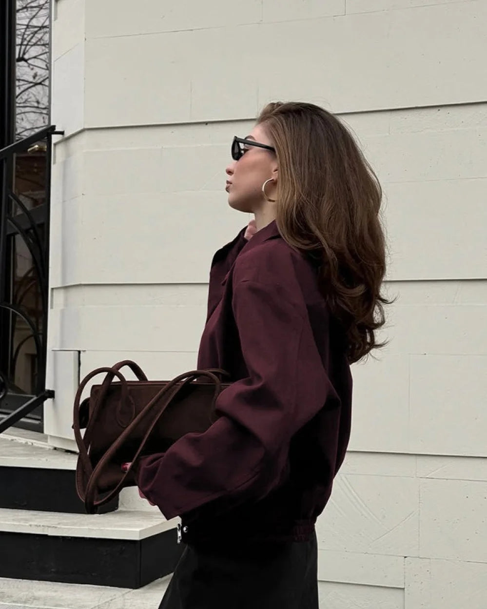 Brielle Women's Jacket | Suede Blend, Regular Fit with Chic Lapel Collar 4