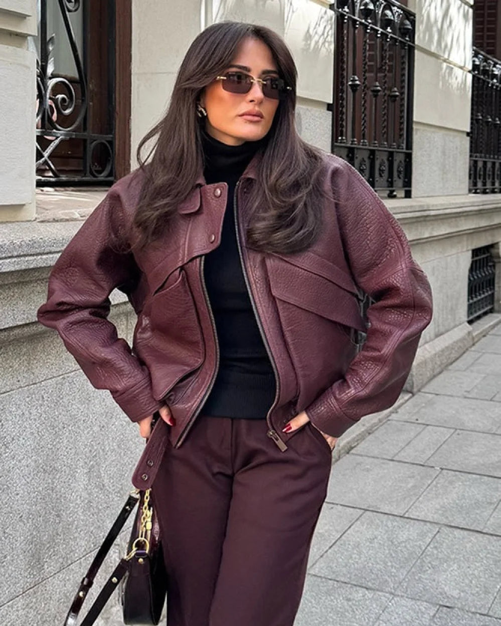 Vico Men's Suede Jacket | Casual Lapel Design 1