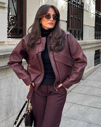 Vico Men's Suede Jacket | Casual Lapel Design 1