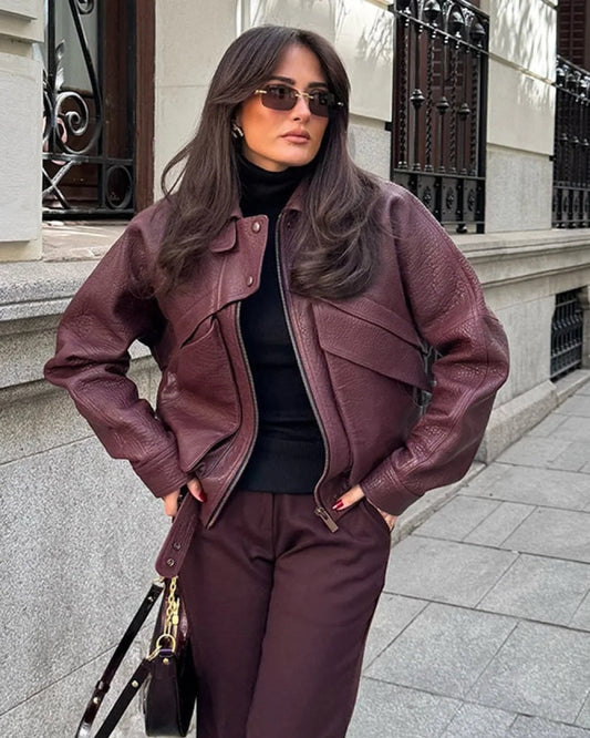 Vico Men's Suede Jacket | Casual Lapel Design 1