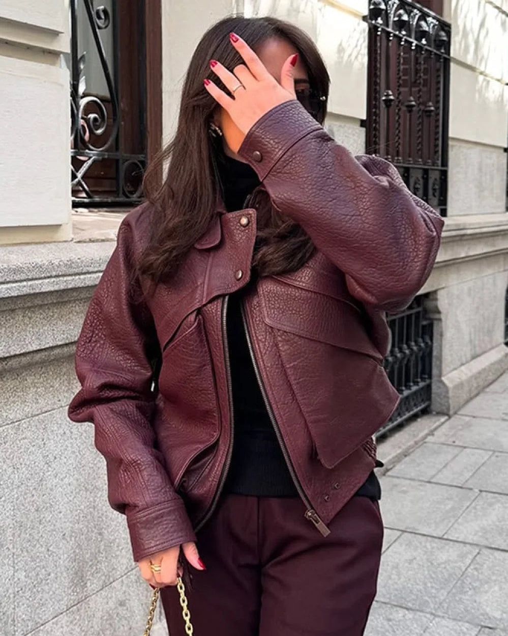 Vico Men's Suede Jacket | Casual Lapel Design 2