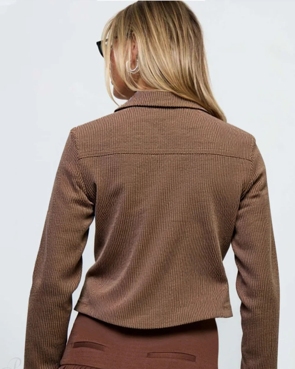 Dare Dark Brown Utility Jacket | Slim Fit, Y2K Style 3