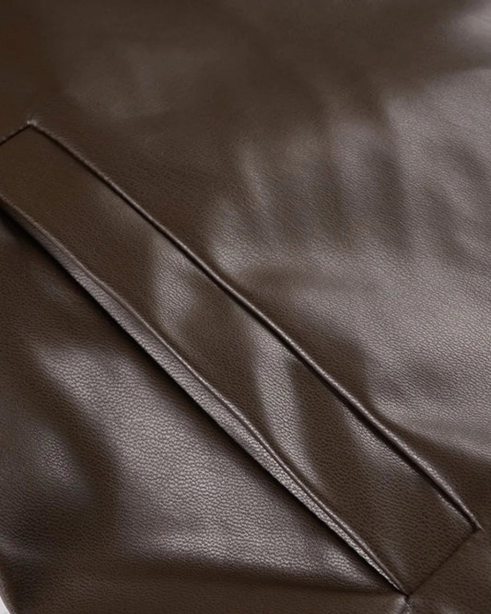 Vera Women's Leather Paneled Jacket | Vintage Fleece Collar, Slim Fit 5