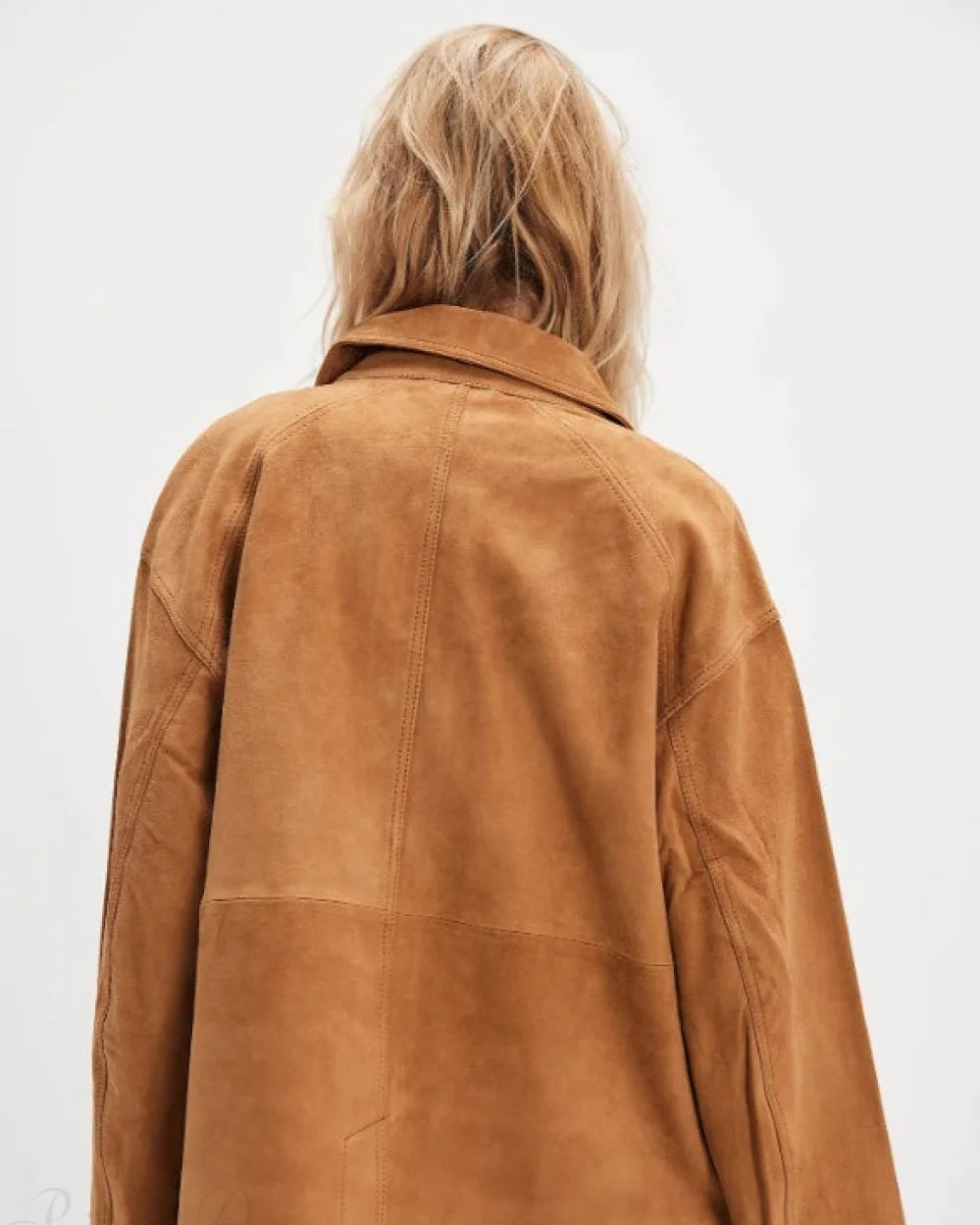 Vivi Women's Suede Jacket | Vintage Style, Loose Fit 3