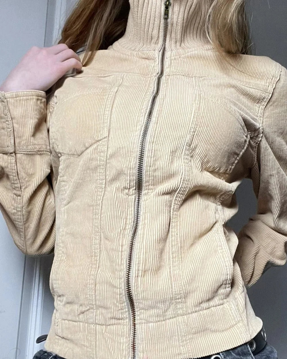 Vera Women's Utility Jacket | Solid Color, Stylish Lapel Design 1