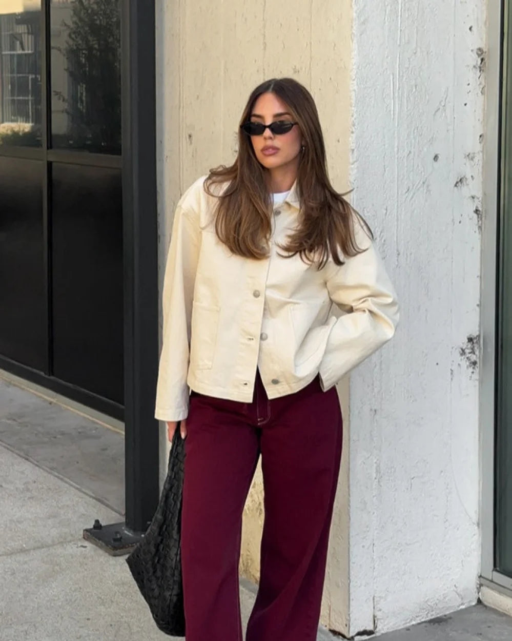 Vera Women's Jacket | Vintage Twill Denim, Loose Fit 2