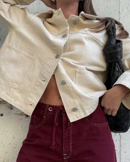 Vera Women's Jacket | Vintage Twill Denim, Loose Fit 3