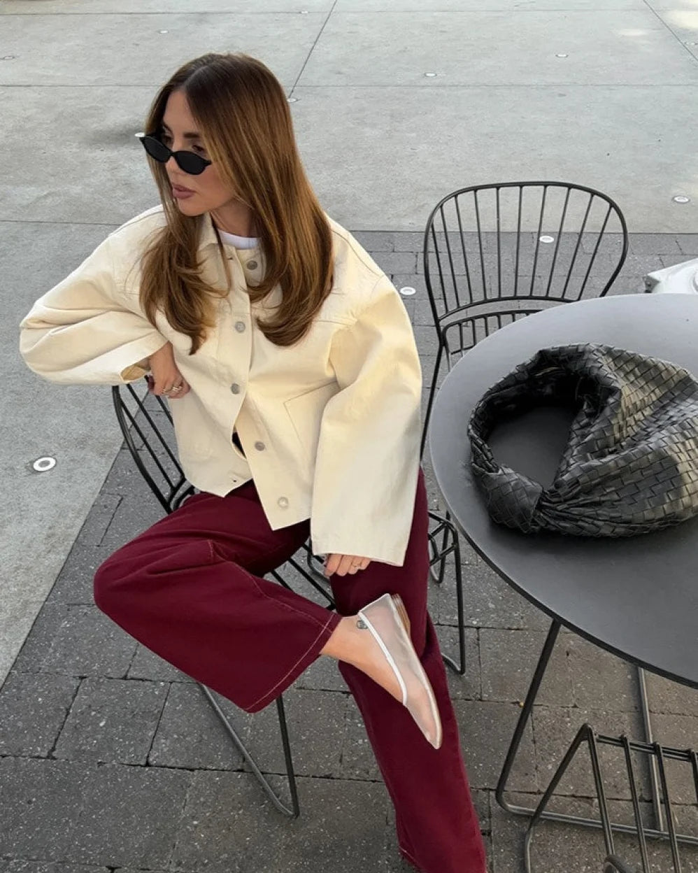 Vera Women's Jacket | Vintage Twill Denim, Loose Fit 5