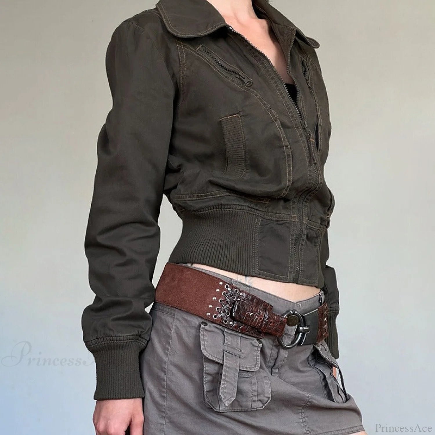 Vince Men's Slim Fit Jacket | Polyester Blend, Utility Design 3