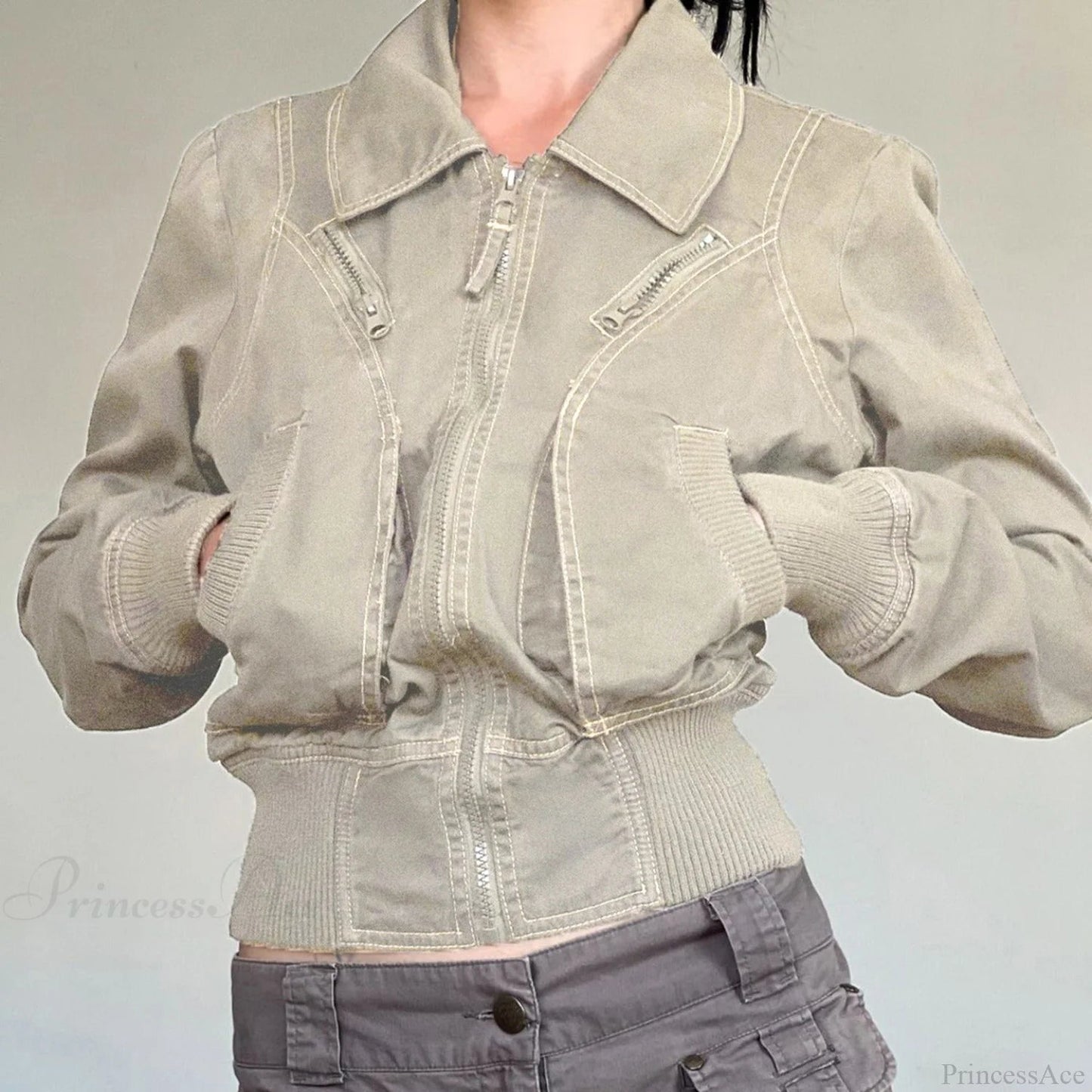 Vince Men's Slim Fit Jacket | Polyester Blend, Utility Design 4