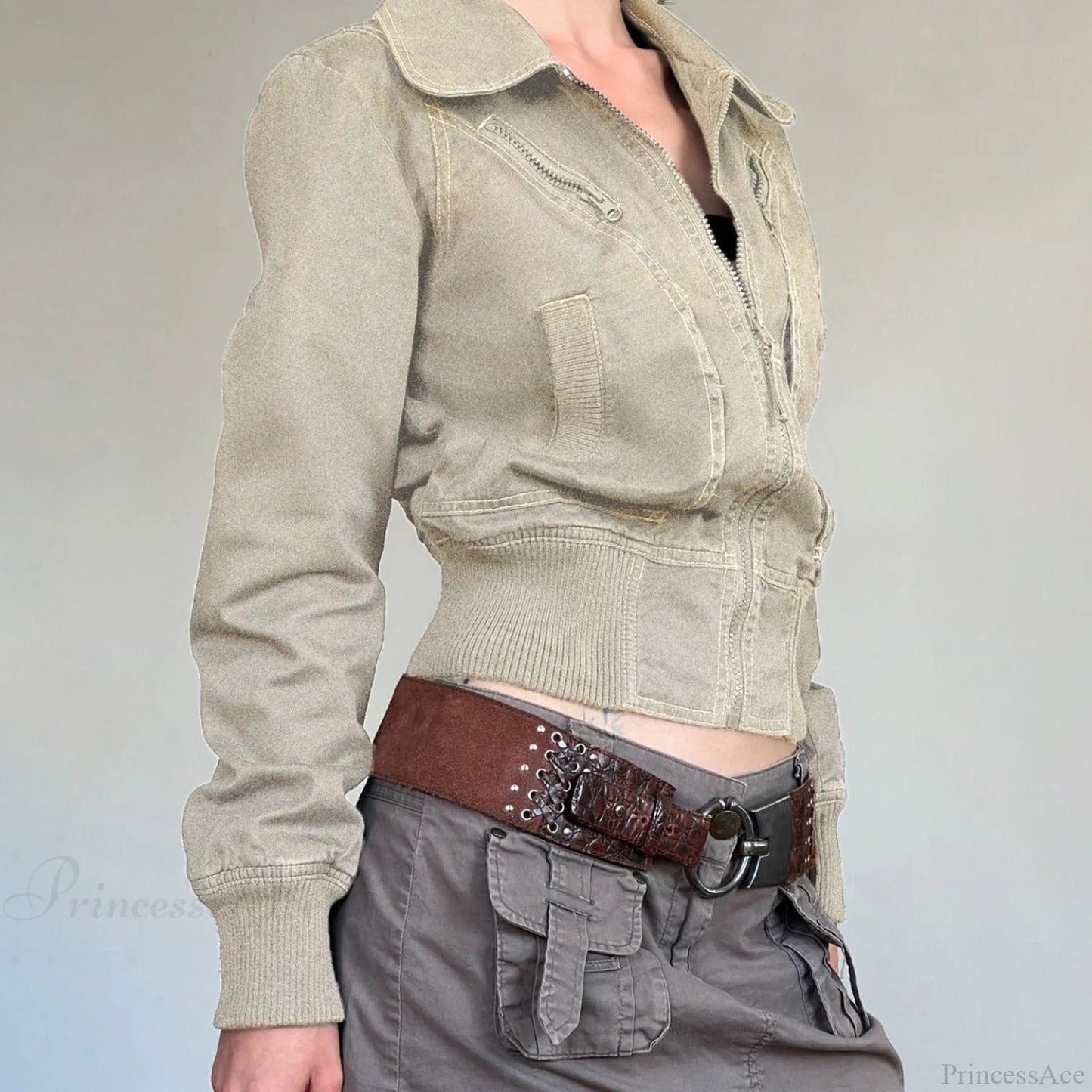 Vince Men's Slim Fit Jacket | Polyester Blend, Utility Design 5