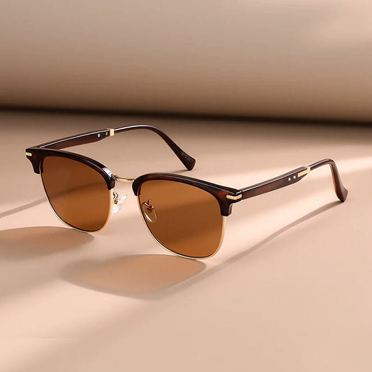 Men's Browline Polarized Sunglasses – front view | Hensley London