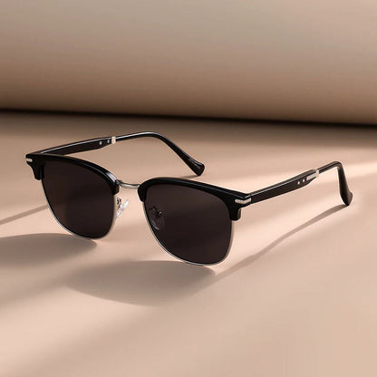 Men's Browline Polarized Sunglasses – angled view | Hensley London