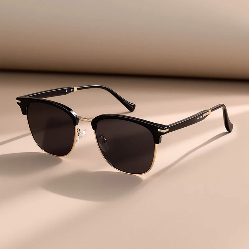 Men's Browline Polarized Sunglasses – side view | Hensley London