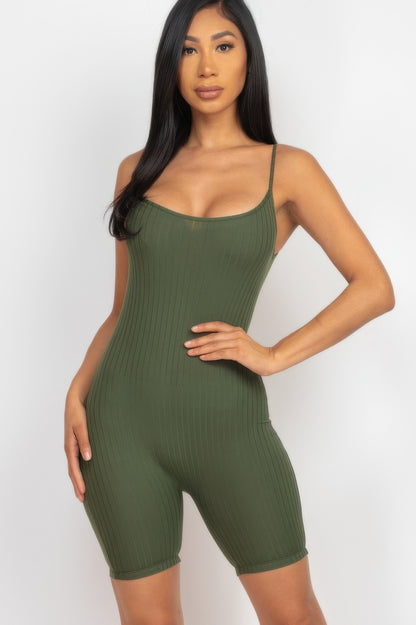 Riley Women's Jumpsuit | Ribbed Knit, Body-Hugging Fit - Image 9