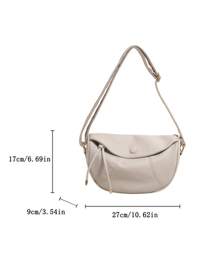 Women's Retro Dumpling Crossbody Shoulder Bag – detail view | Hensley London