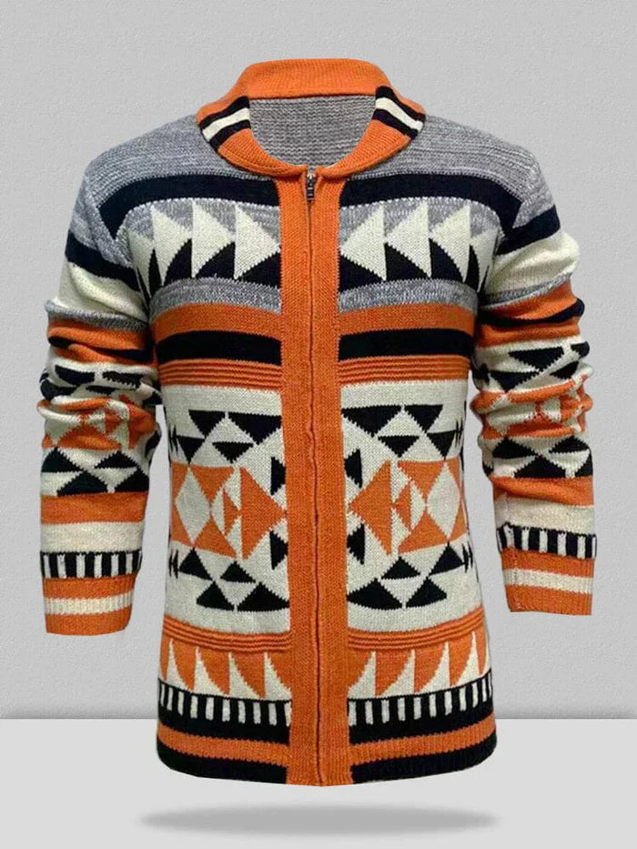 Men's Knit Coat Black Flannel - 3