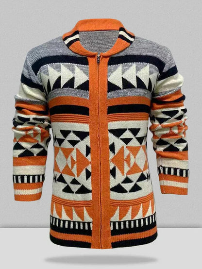 Men's Knit Coat Black Flannel - 3