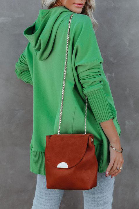 Women's Hoodie Tunic Gray Polyester Long Sleeve - 5