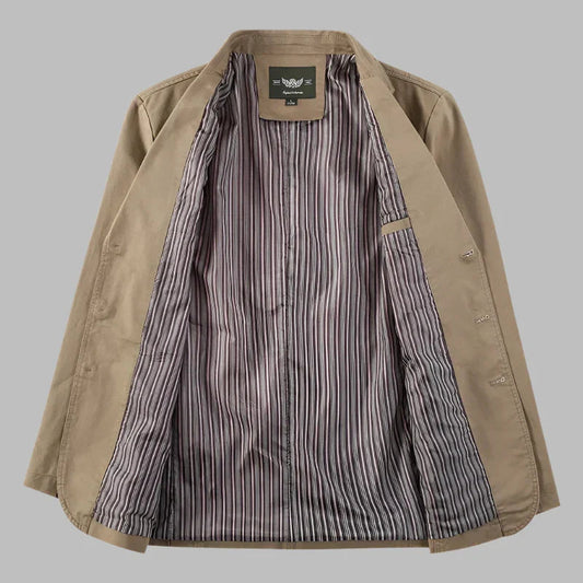 Men's Blazer Brown Lightweight Casual - 2