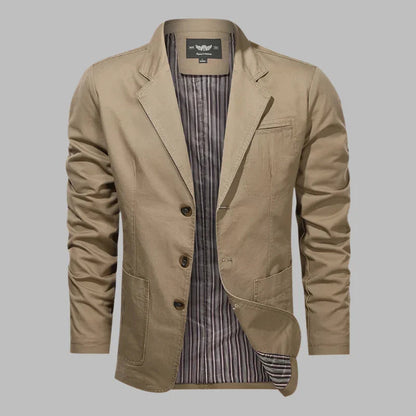 Men's Blazer Brown Lightweight Casual - 6