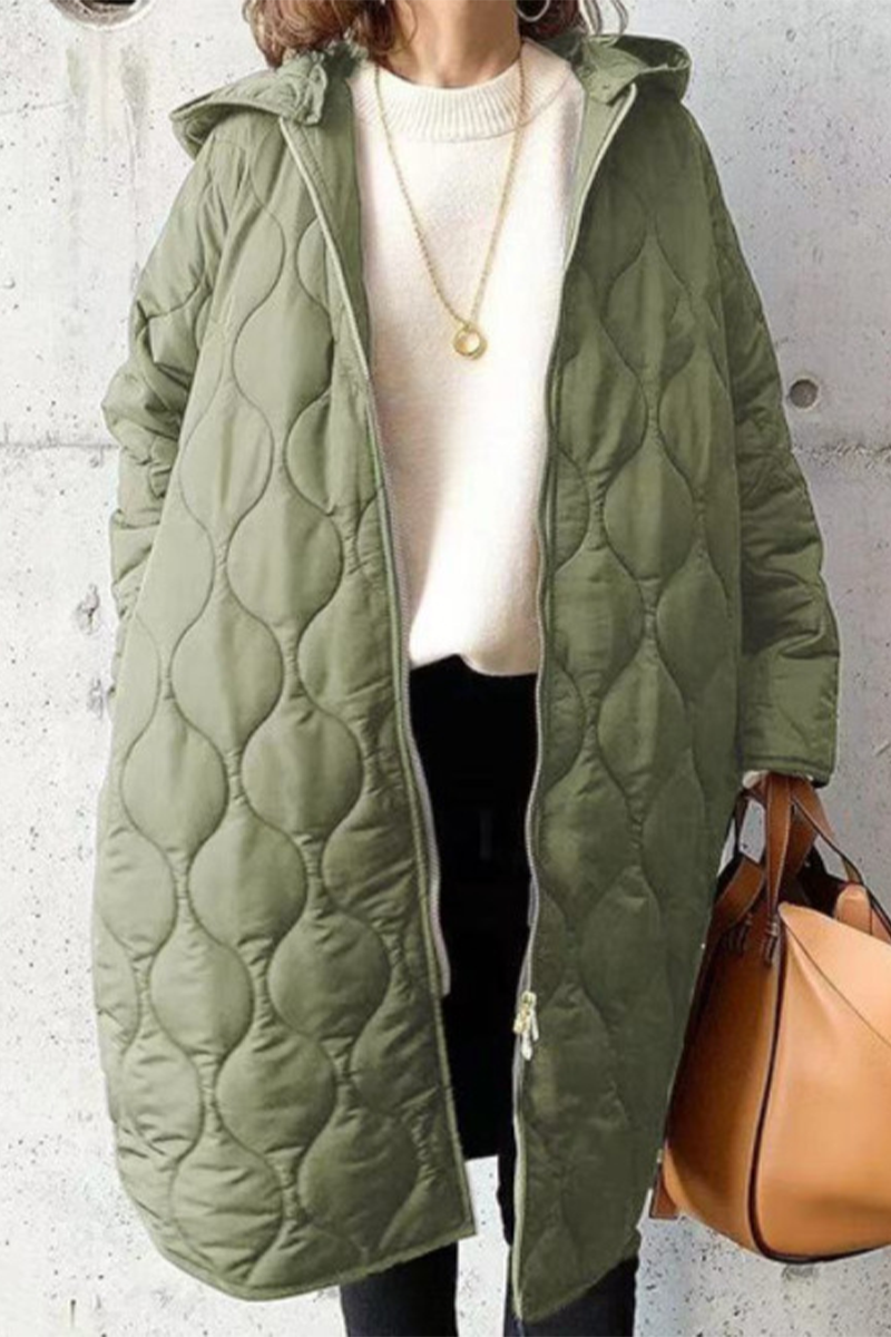 Women's Hooded Outerwear Casual Distressed Pocket Polyester - 1