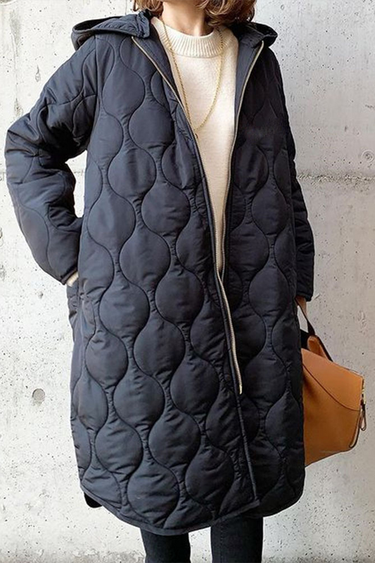 Women's Hooded Outerwear Casual Distressed Pocket Polyester - 2