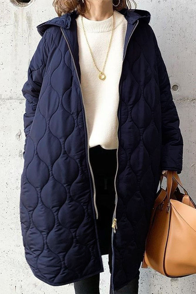 Women's Hooded Outerwear Casual Distressed Pocket Polyester - 4